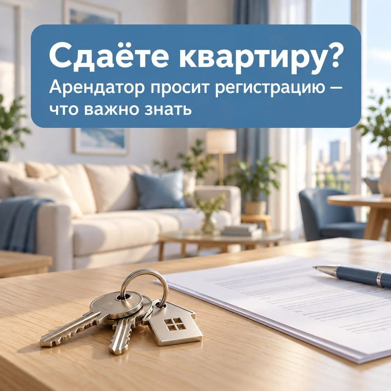 Если вы сами занимаетесь сдачей квартиры в аренду, давайте поговорим об одном вопросе, ...