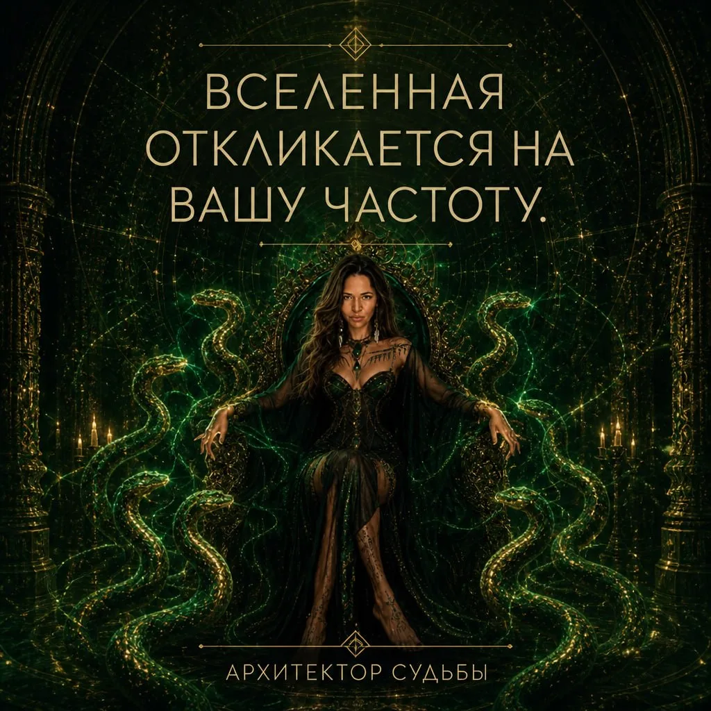 Вселенная откликается на Вашу частоту.