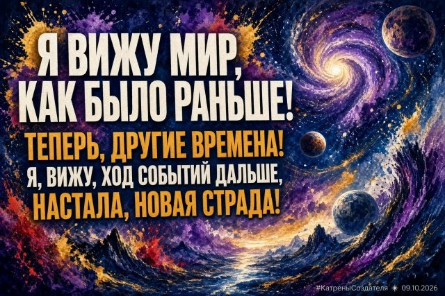 ТАК ГОВОРИТ СОЗДАТЕЛЬ!  🙏❤