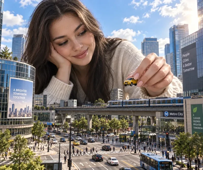 Город стал вашей миниатюрой 🏙️