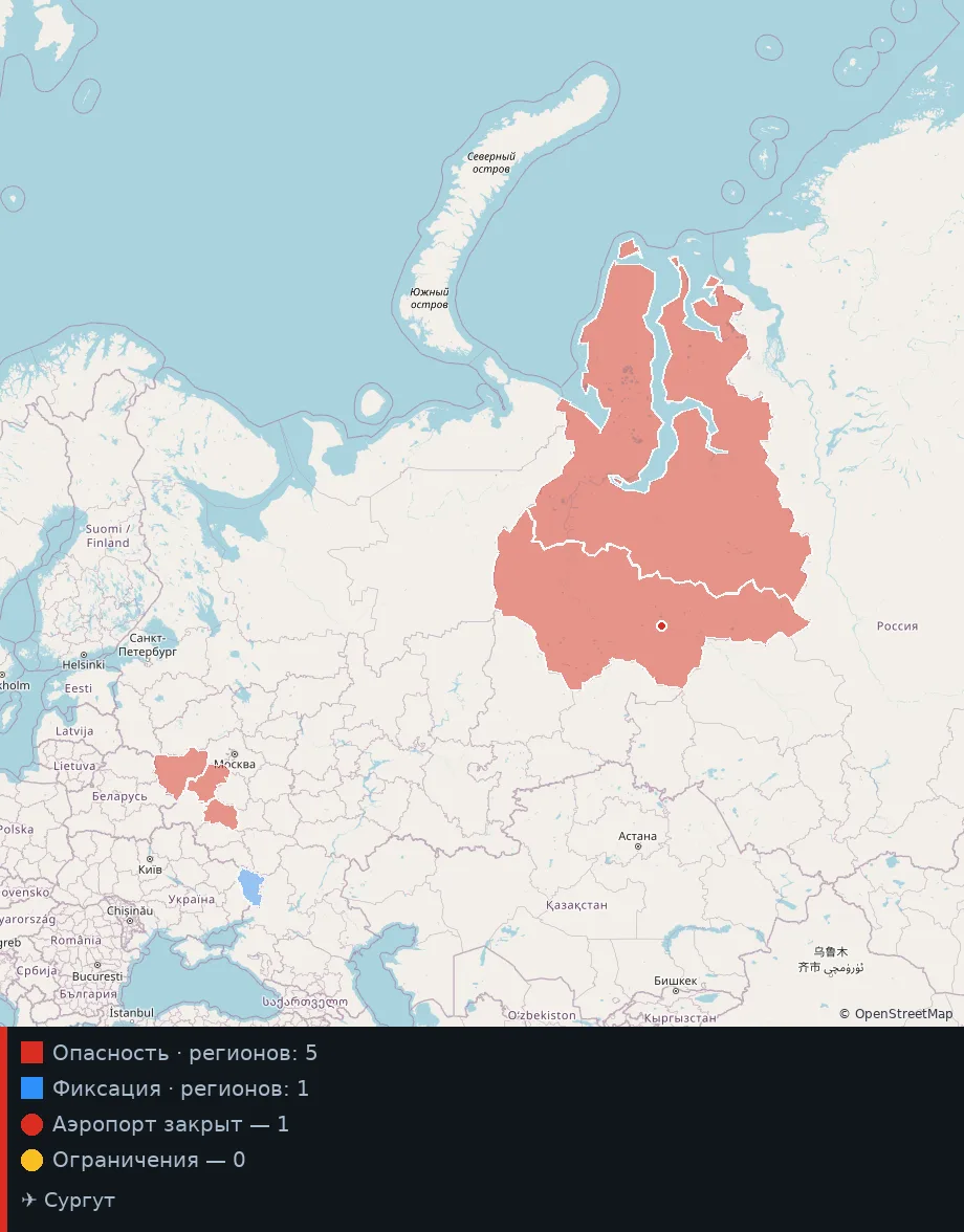 🚨 Карта обстановки