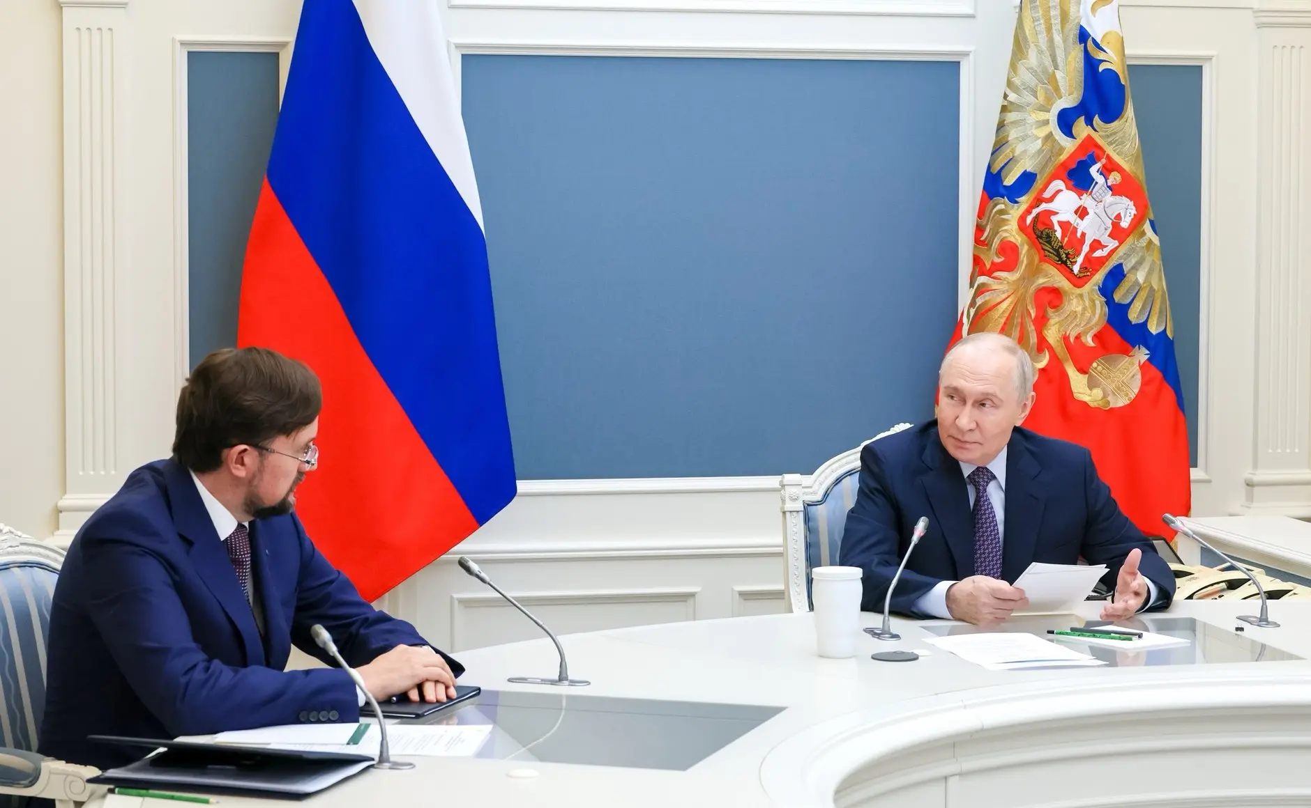 Принял участие в форуме «Деловой России». Встречу провел Президент России Владимир Влад...