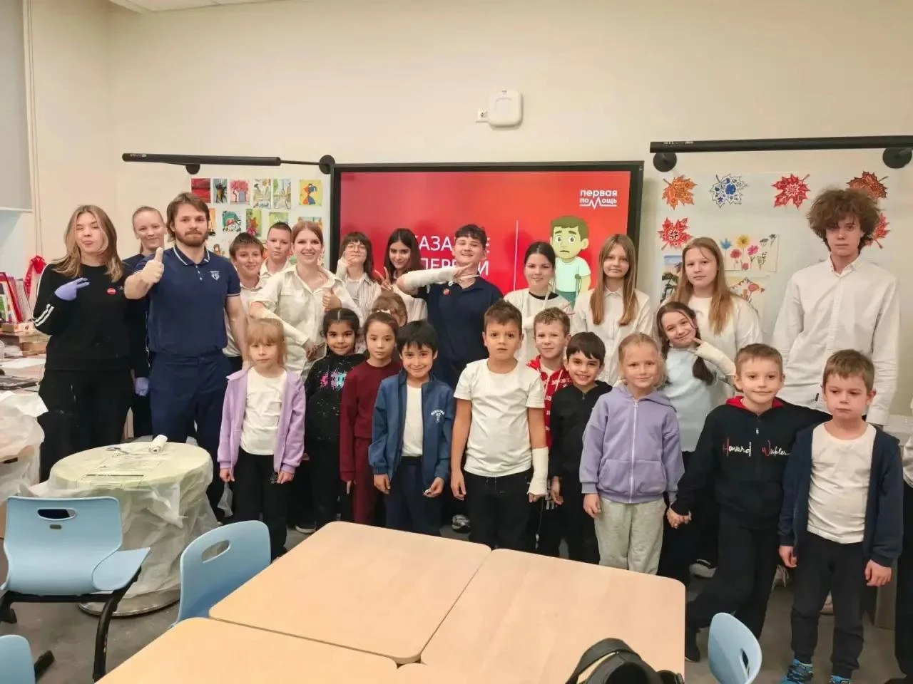 🏫 В нашей школе прошёл цикл познавательных мастер-классов по первой помощи, организова...