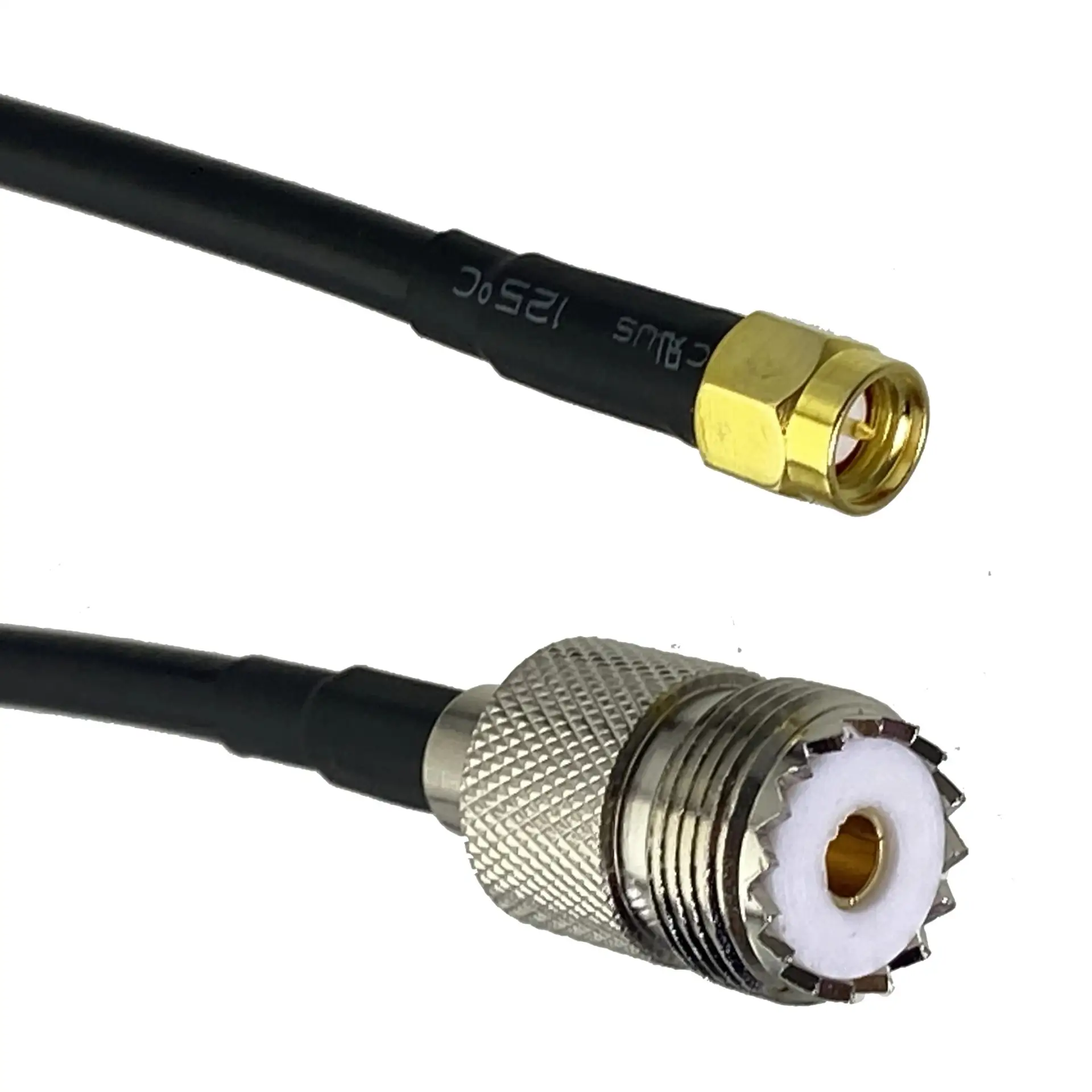 RG58 кабель SO239 Female Jack to SMA Male . 15см-20м