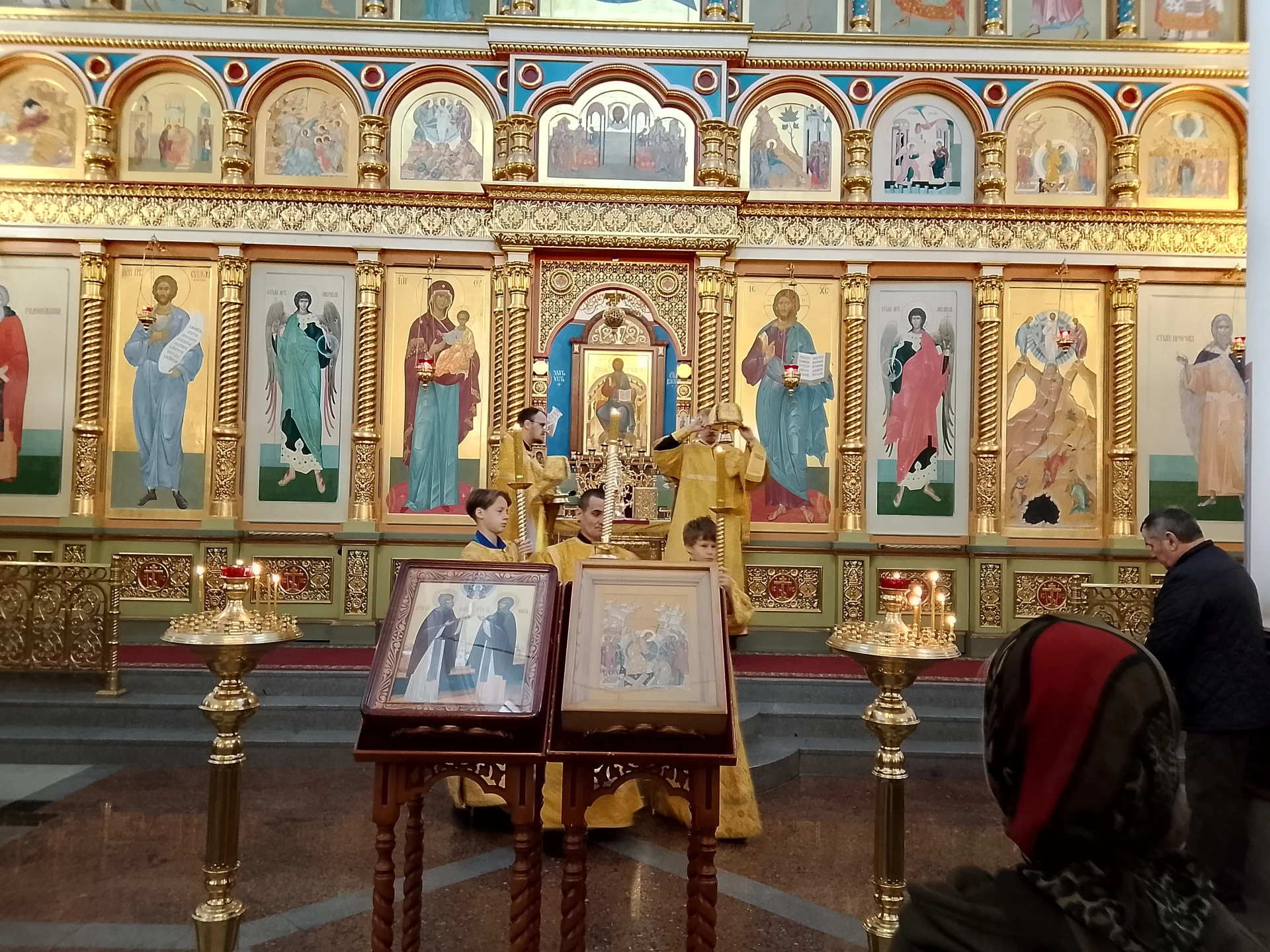 В храме почтили память преподобного Харитона Исповедника
