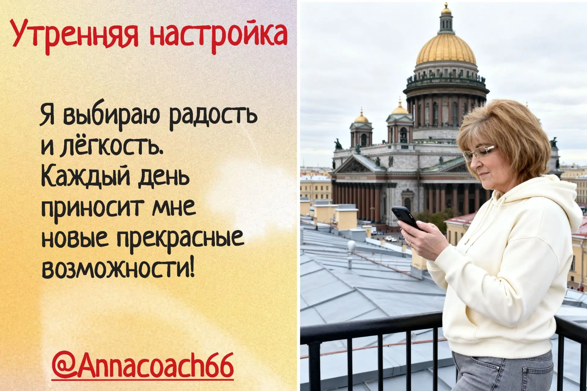 ☀️НАСТРОЙ на позитивные события дня.