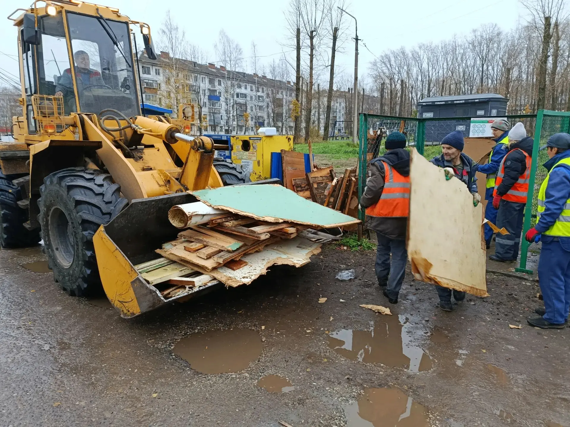 🧹Уборка контейнерной площадки