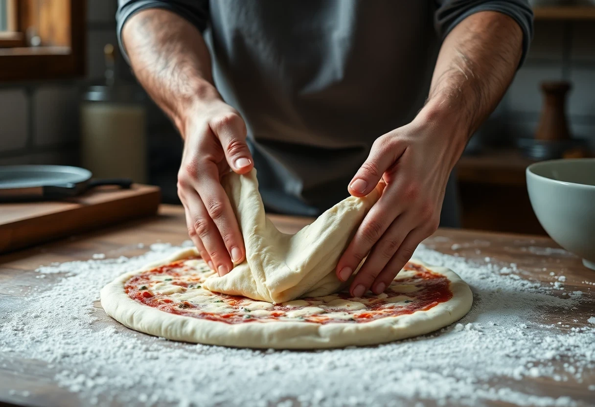 🍕 Тесто для пиццы на скорую руку