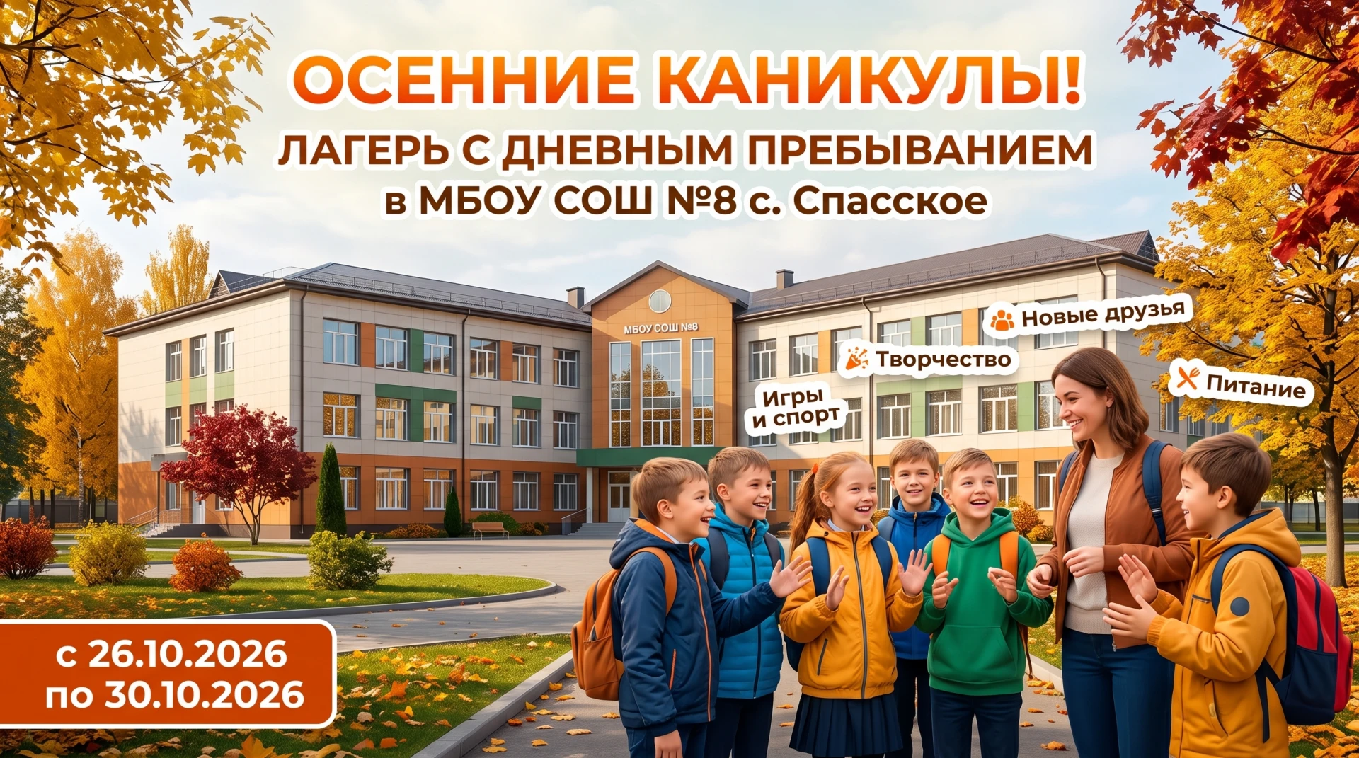 🍁 ОСЕННИЕ КАНИКУЛЫ С ПОЛЬЗОЙ И РАДОСТЬЮ! 🍁