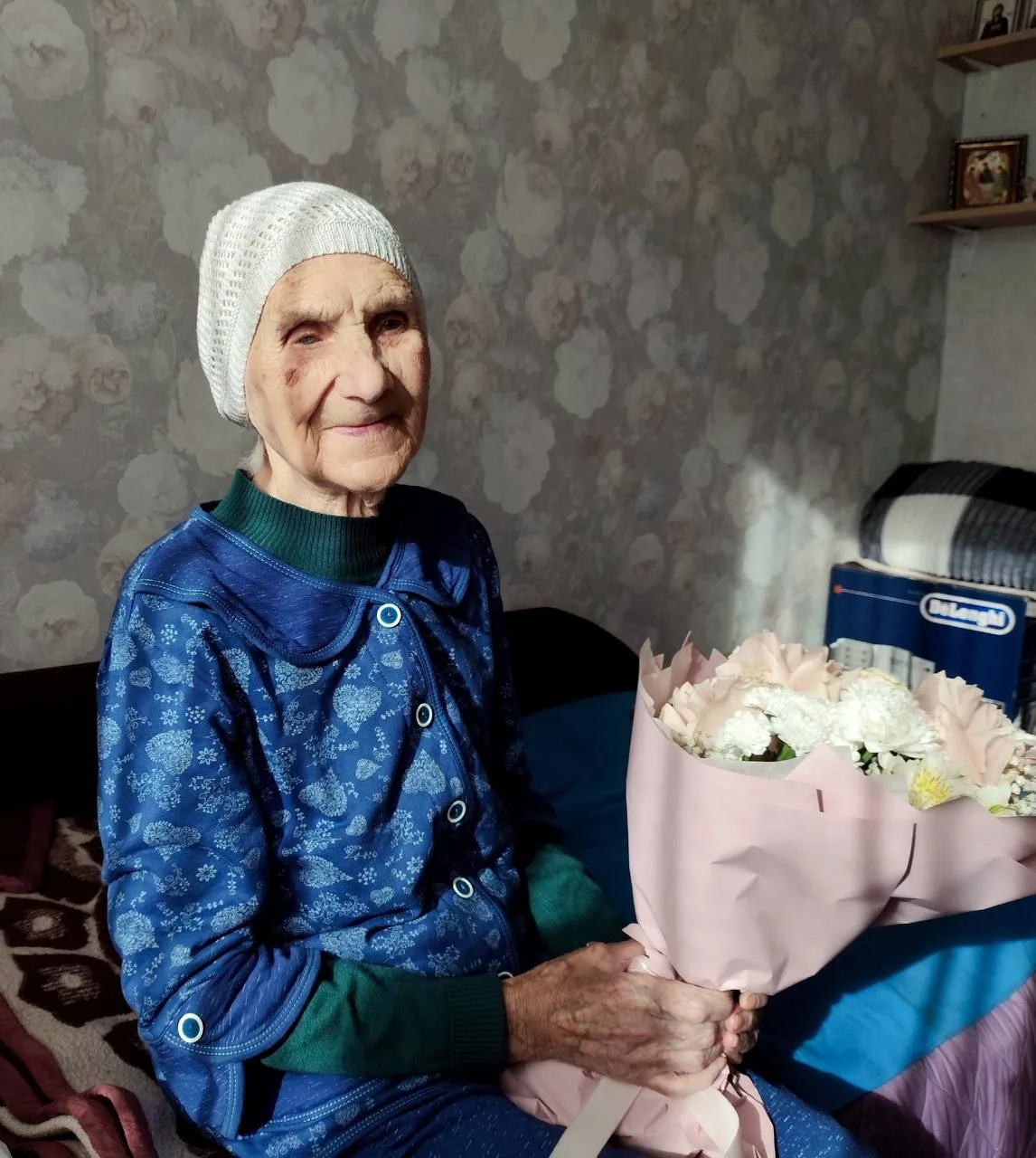 💐 Вчера свой 100-летний юбилей отметила жительница Балтийска, труженик тыла, ветеран В...
