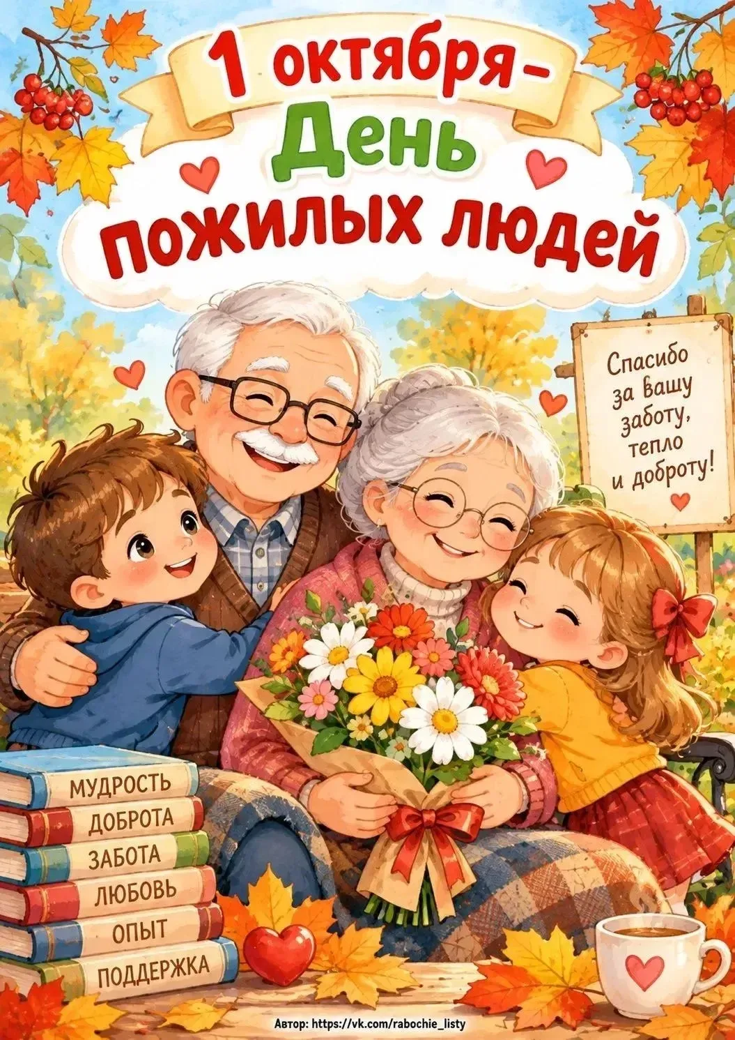 🍂 Сегодня особенный день — День пожилого человека! 👵👴