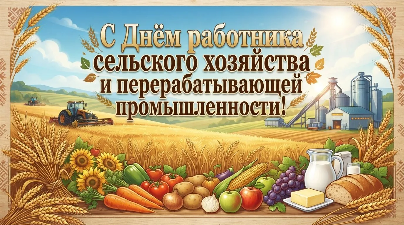 🌾 С Днём работника сельского хозяйства и перерабатывающей промышленности!