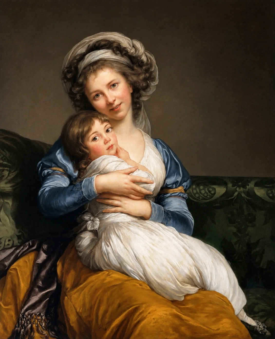Элизабет Виже-Лебрен «Автопортрет с дочерью» 1786 г.