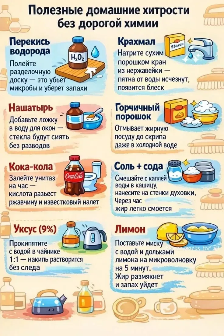 Немного домашних хитростей 👍🏻