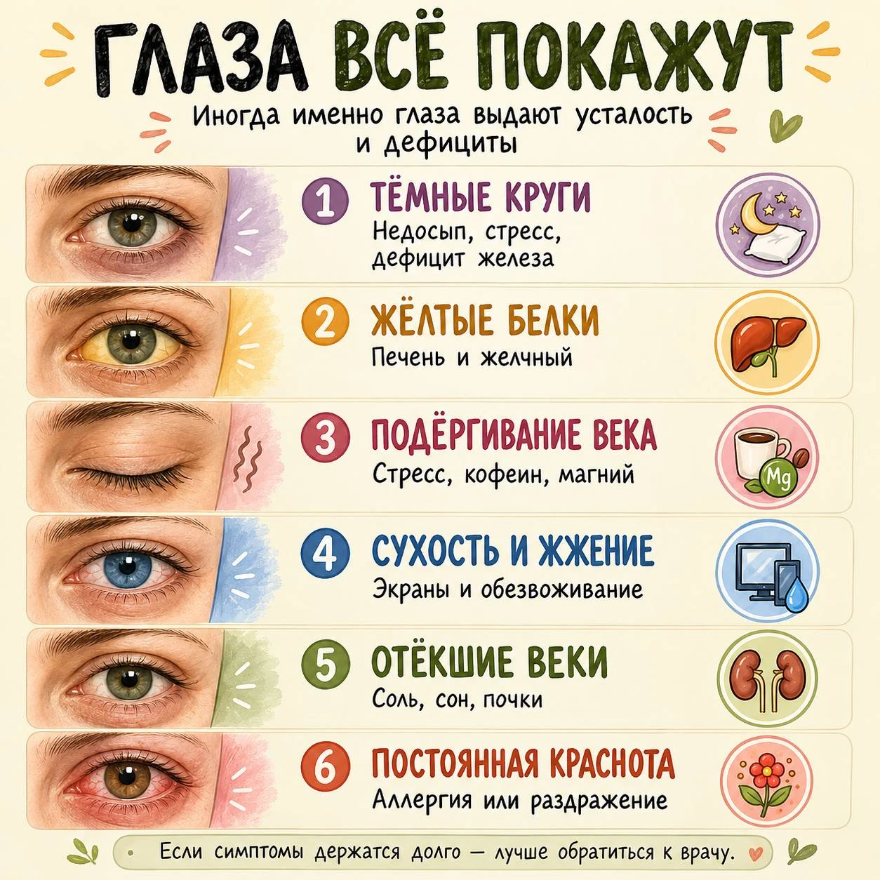 Как связаны наши глаза и здоровье.