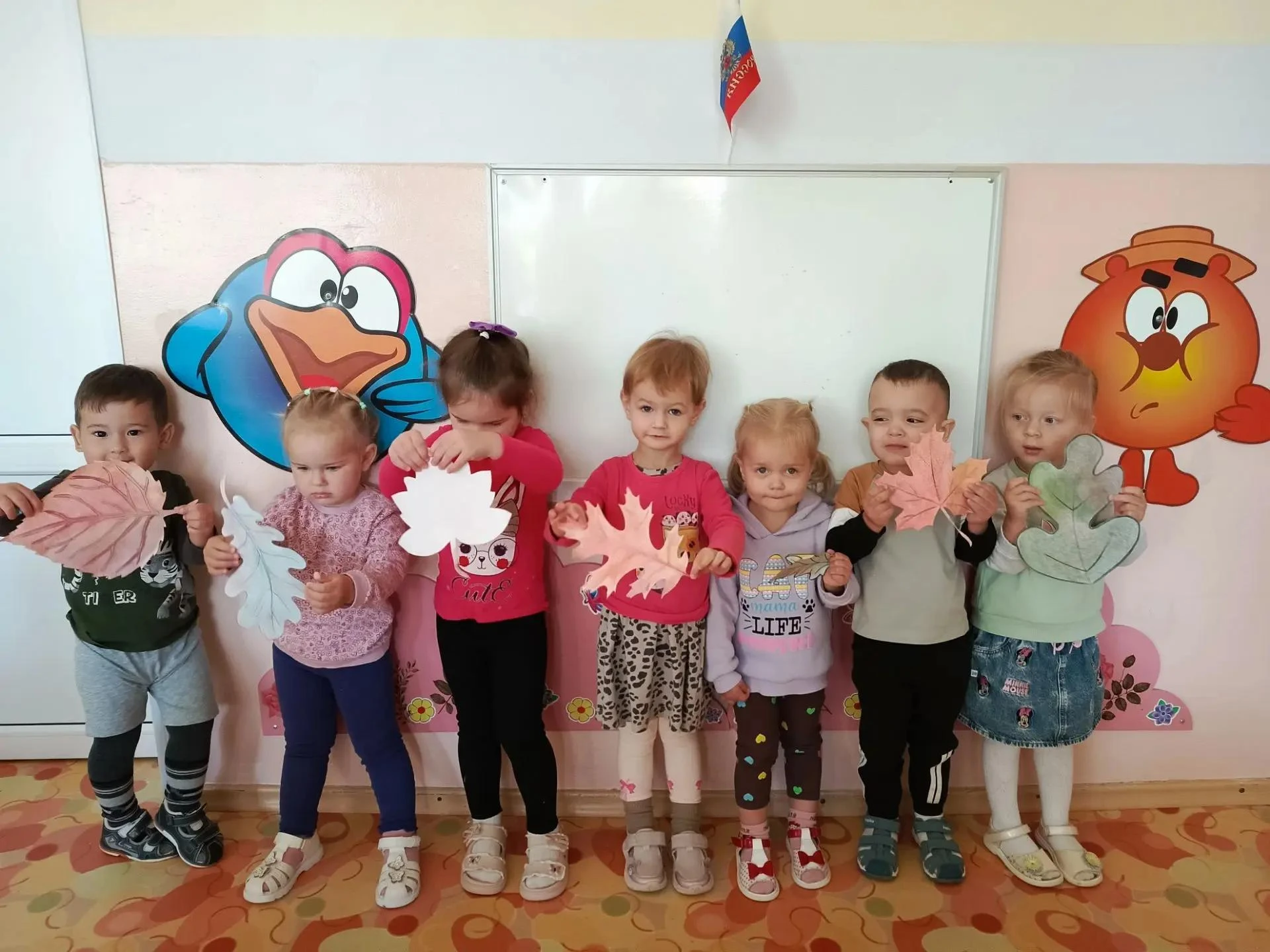 🌞Осеннее настроение у малышей из группы "Колобок"🍂