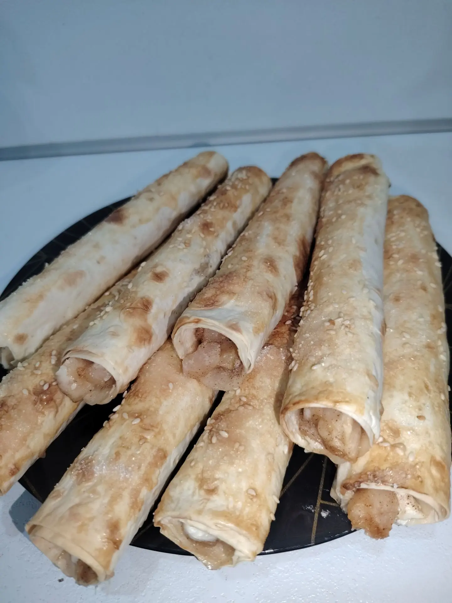 Яблоки в лаваше