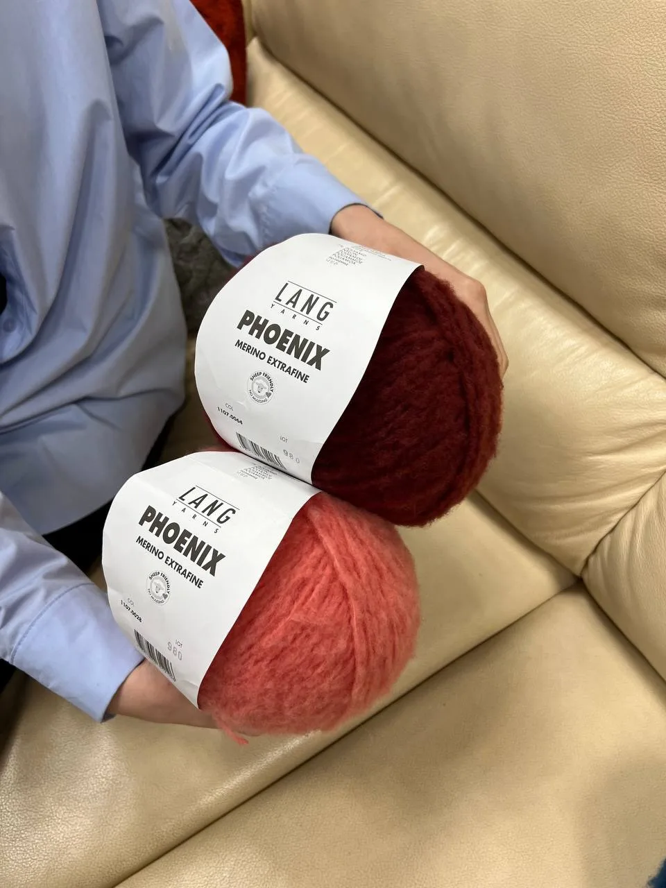 Одного моточка хватает на шарф!🧣