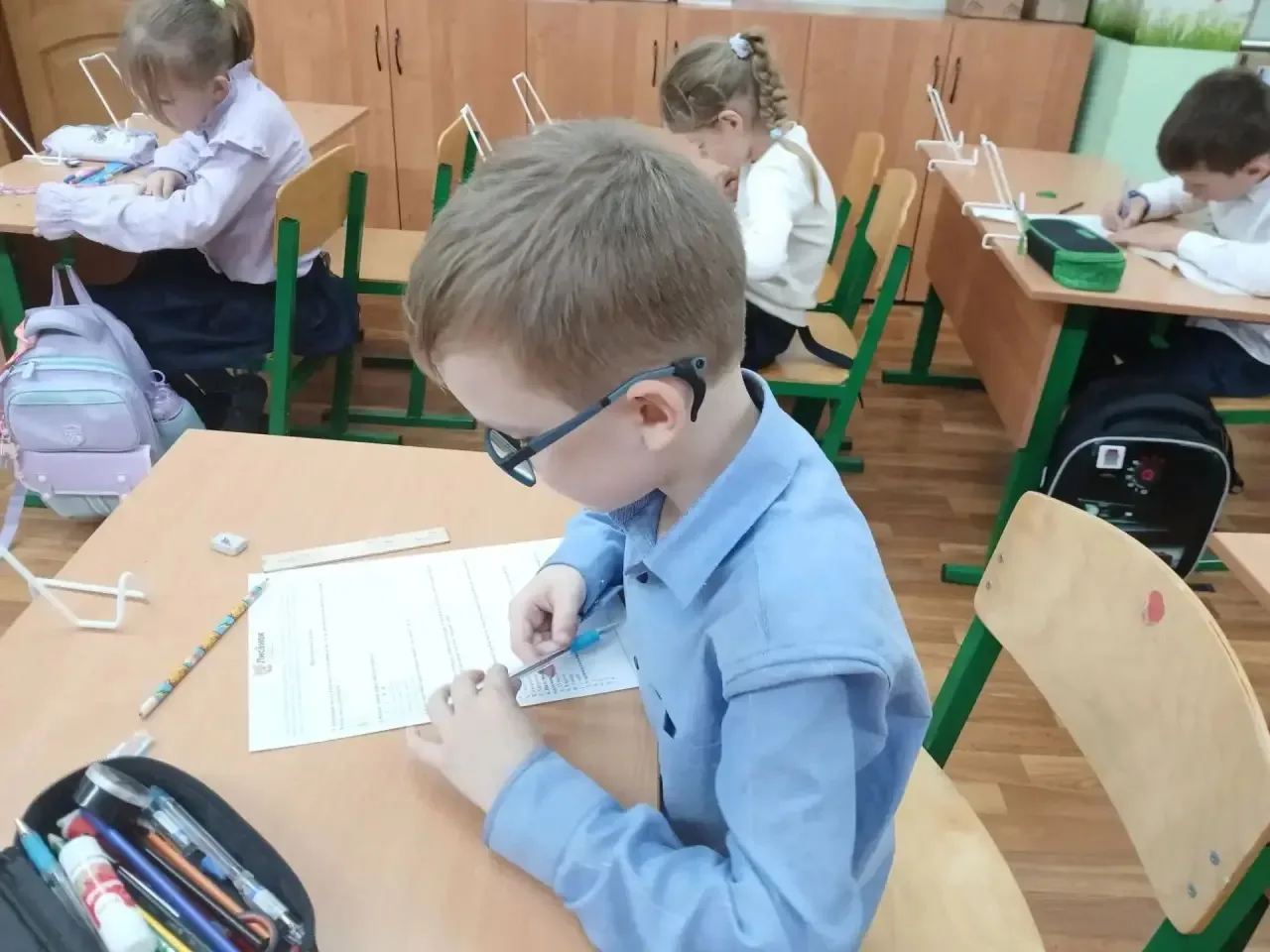 Ребята 2"А"класса ( классный руководитель Никитина ТВ) в рамках трека «Орлёнок-эрудит» ...
