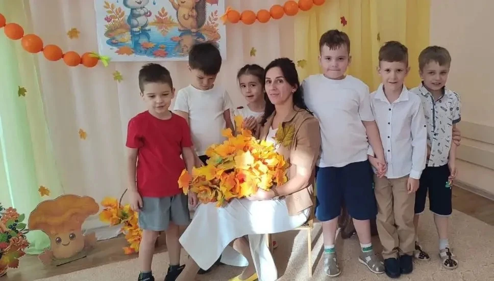 🍁В группе №3 прошло осеннее развлечение "Волшебная кисточка Осени"🍂