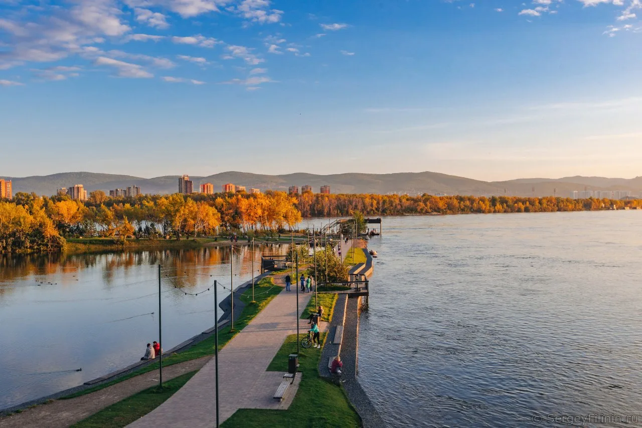 Закат на острове Татышеве🌅