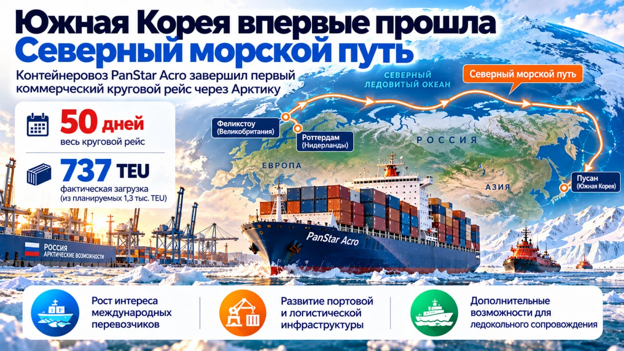 Северный морской путь (СМП) получил ещё одно подтверждение интереса международных перев...
