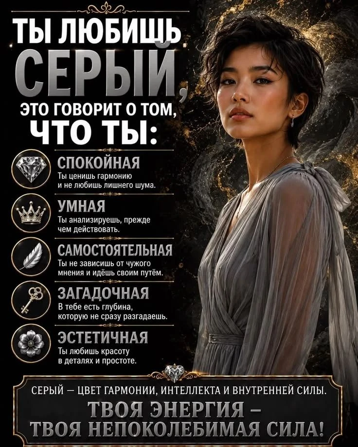 Значение цвета для нас😉