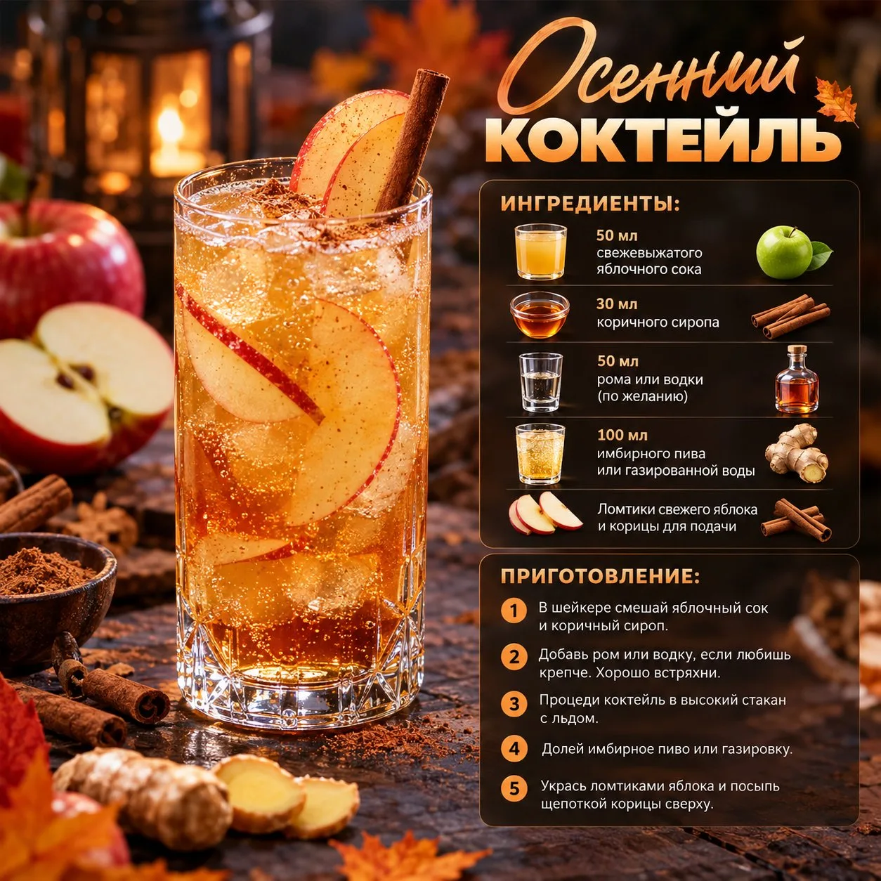 🍂 Здравствуй, осень! Пора удивлять себя новыми вкусами и ароматами. Сегодня я поделюсь...