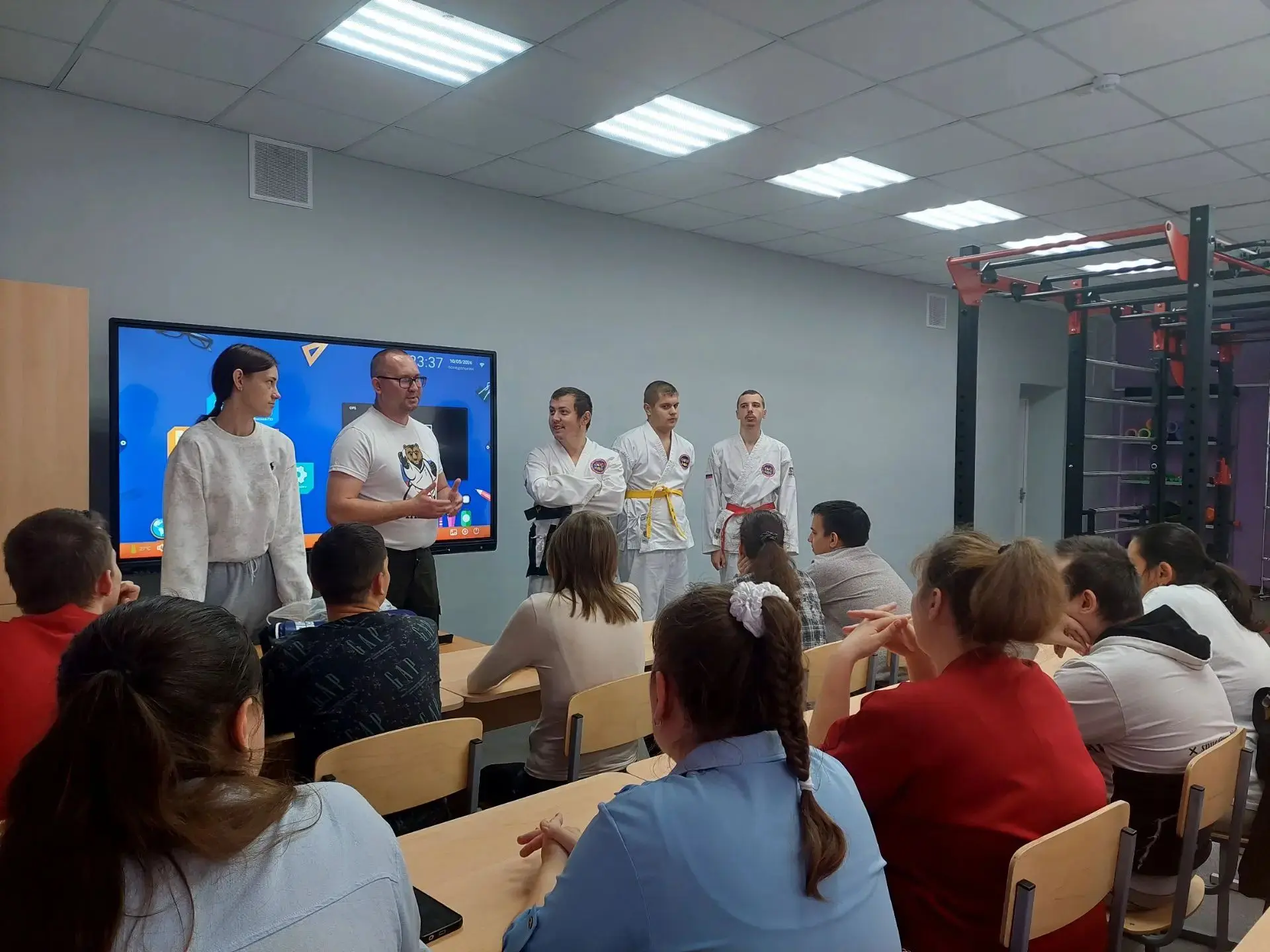 🥋В нашем колледже прошло мероприятие по адаптивному тхэквондо ГТФ