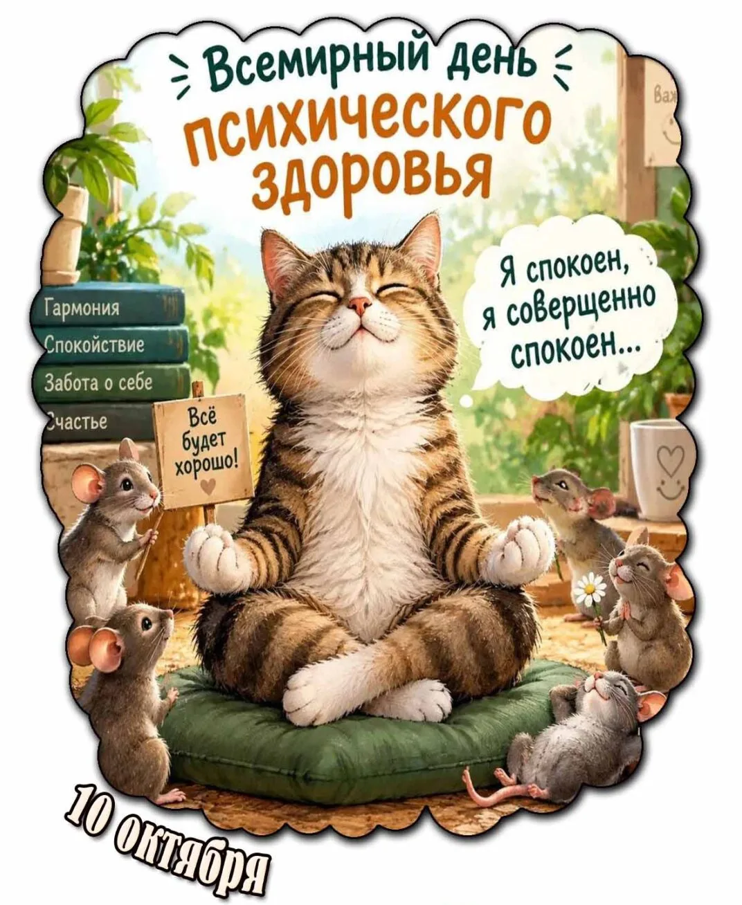 Говорят, сегодня День психического здоровья. А мне не день, мне постоянно надо, потому ...