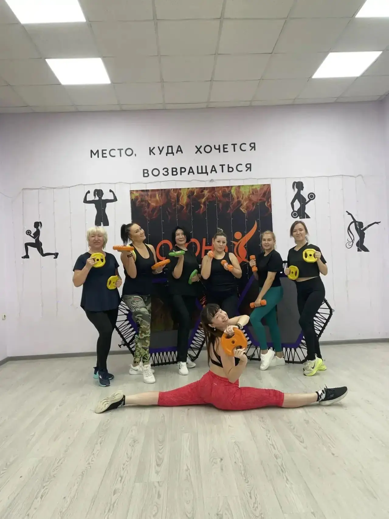 Вчера сил уже не было что-то выкладывать 😅Сходили с Ириной моей на тренировку💪