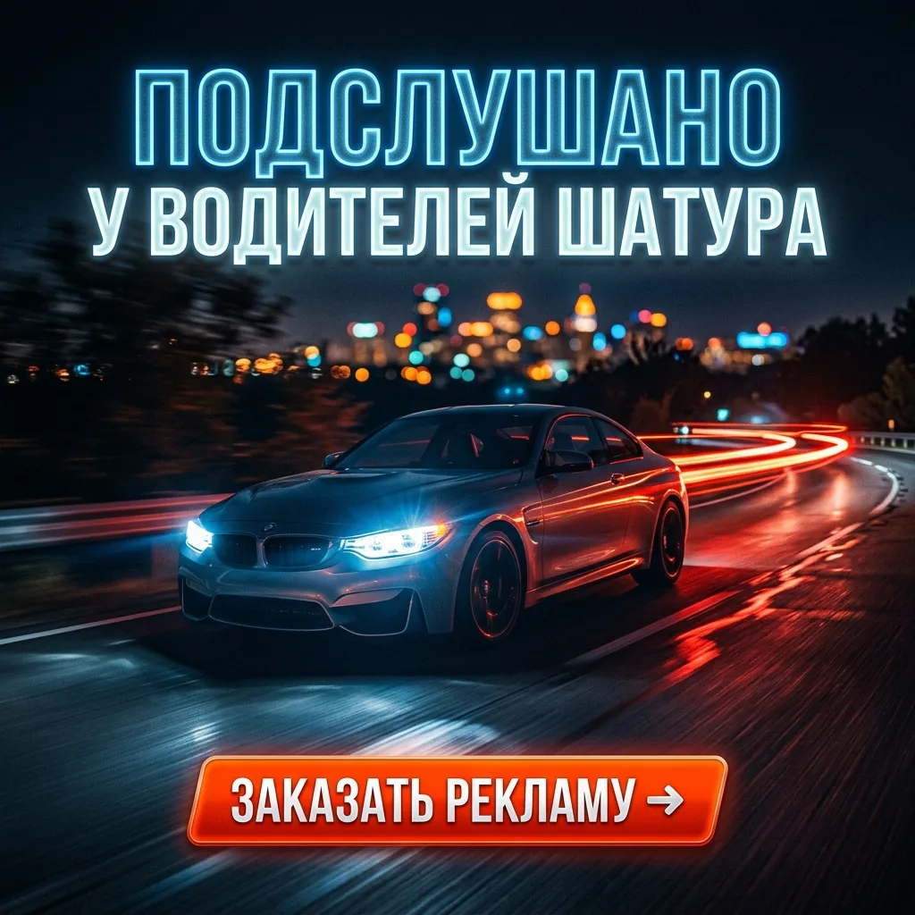 📢 РЕКЛАМА В «ПОДСЛУШАНО У ВОДИТЕЛЕЙ ШАТУРА»