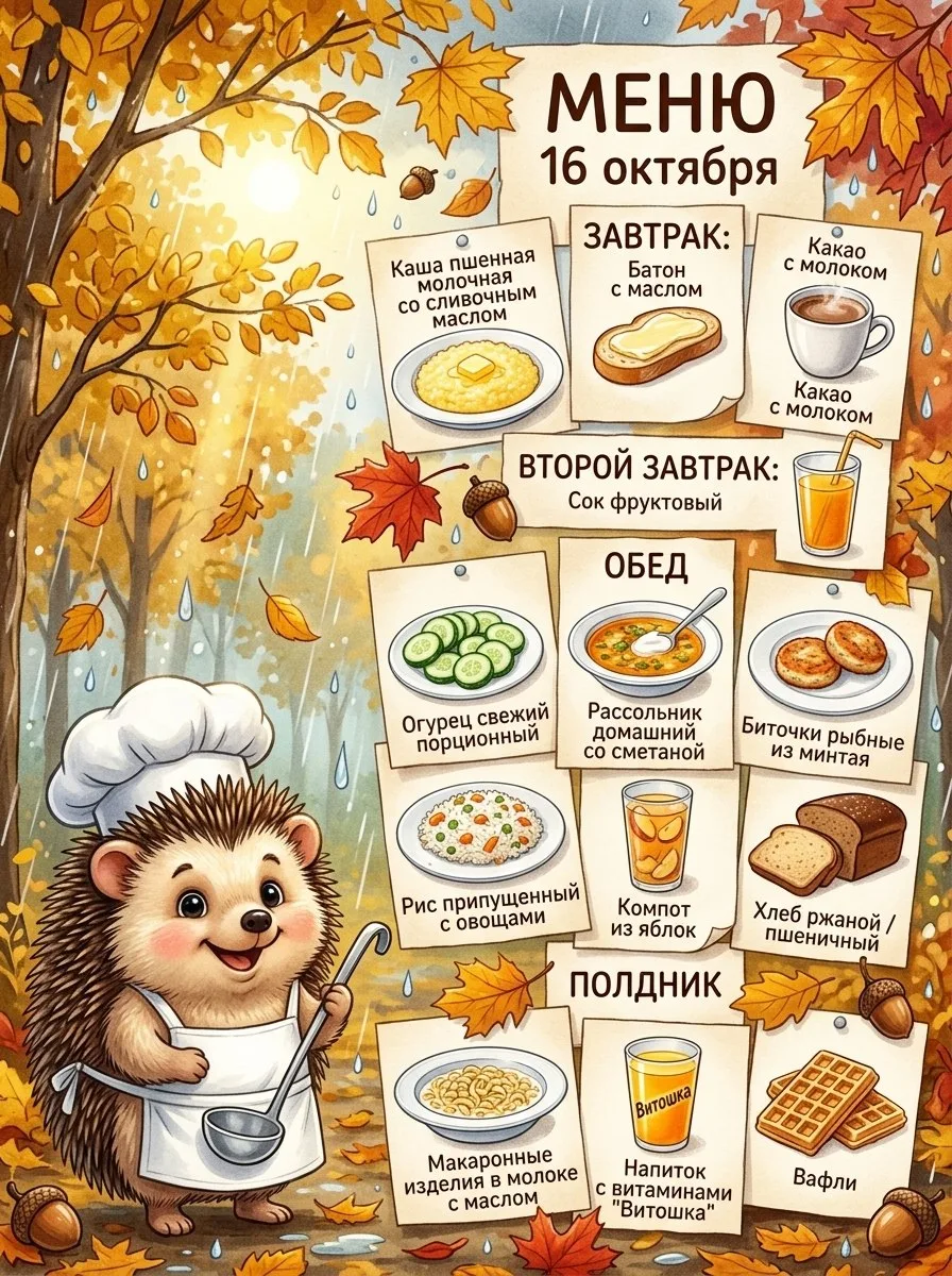 Сегодня на кухне — особая тишина: всё готово, столы накрыты, и вот-вот раздастся весёлы...