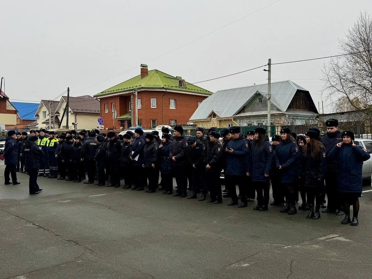 В Верхней Пышме прошёл строевой смотр подразделений МВД