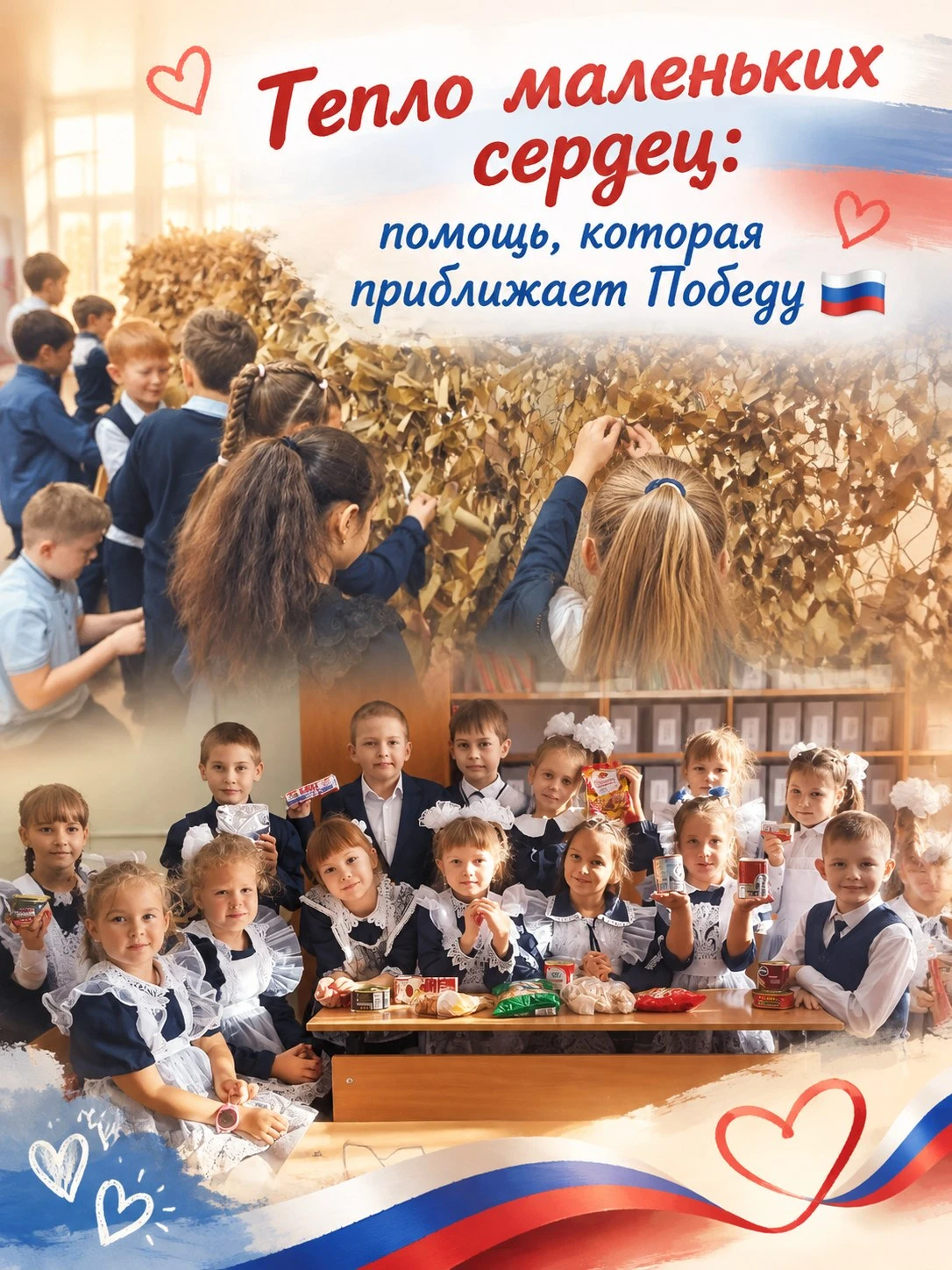 «Тепло маленьких сердец: помощь, которая приближает Победу» 🇷🇺