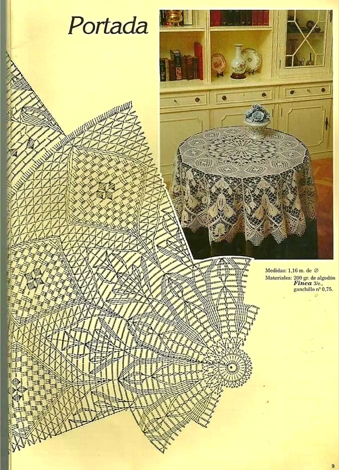 Скатерть крючком