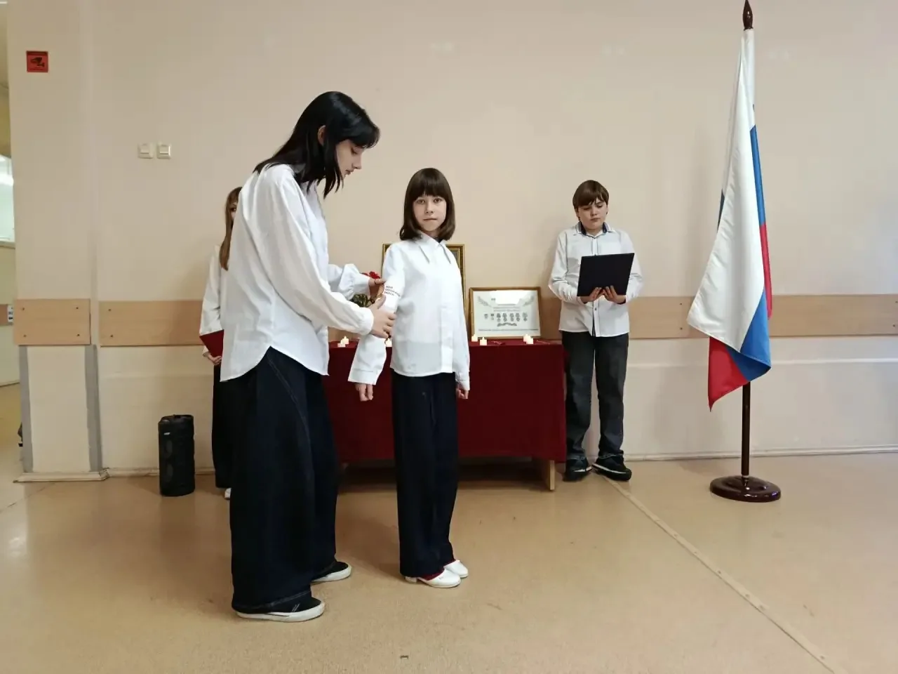 В нашей школе прошли торжественные мероприятия, посвящённые вступлению в городской обра...