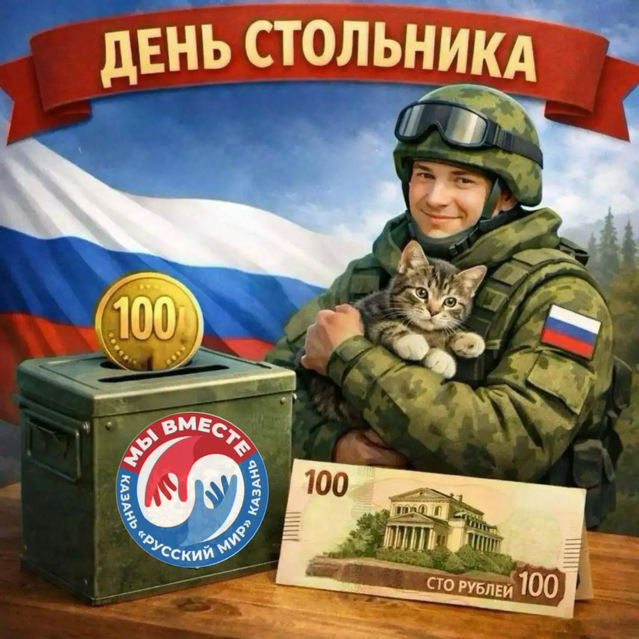 🇷🇺«День стольника»🇷🇺каждое воскресенье — на шаг ближе к Победе!