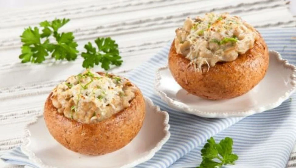 ЖЮЛЬЕН В БУЛКЕ #запекание #закуска