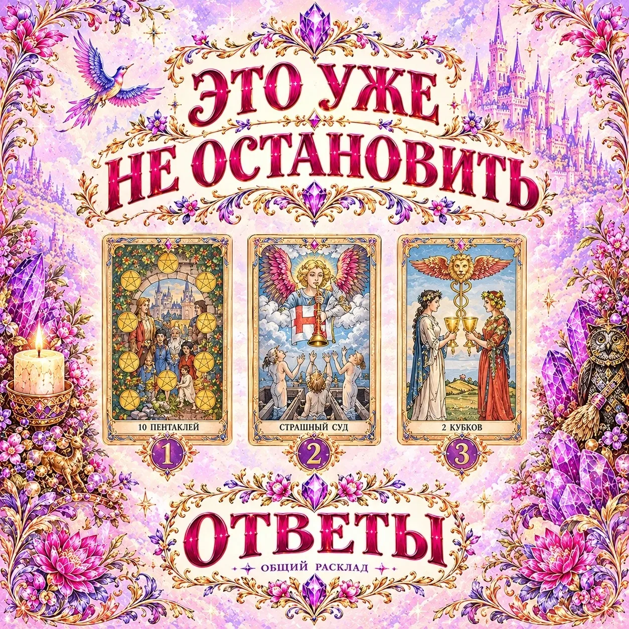 Пришло время узнать "Что уже не остановить в твоей жизни! Если не успела утром выбрать,...