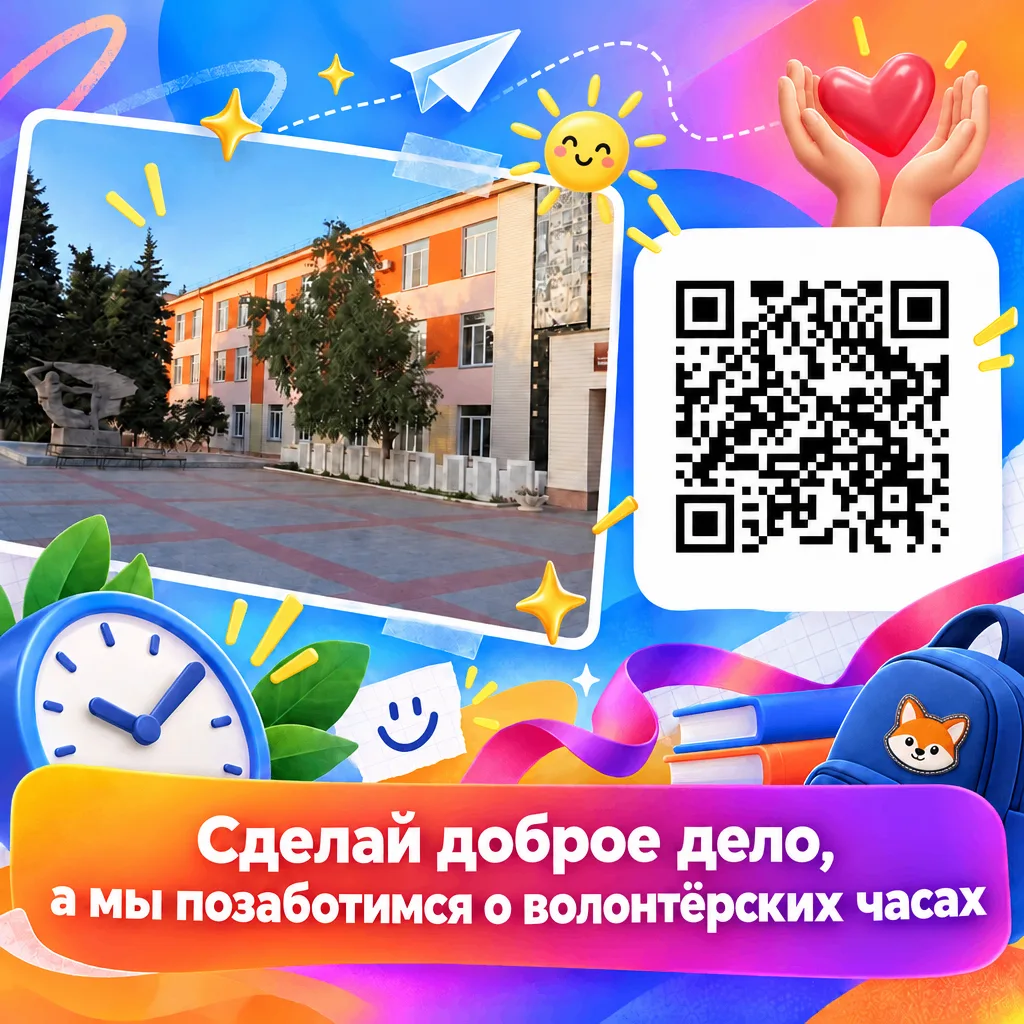 🤝 Сделай доброе дело, а мы позаботимся о волонтёрских часах!