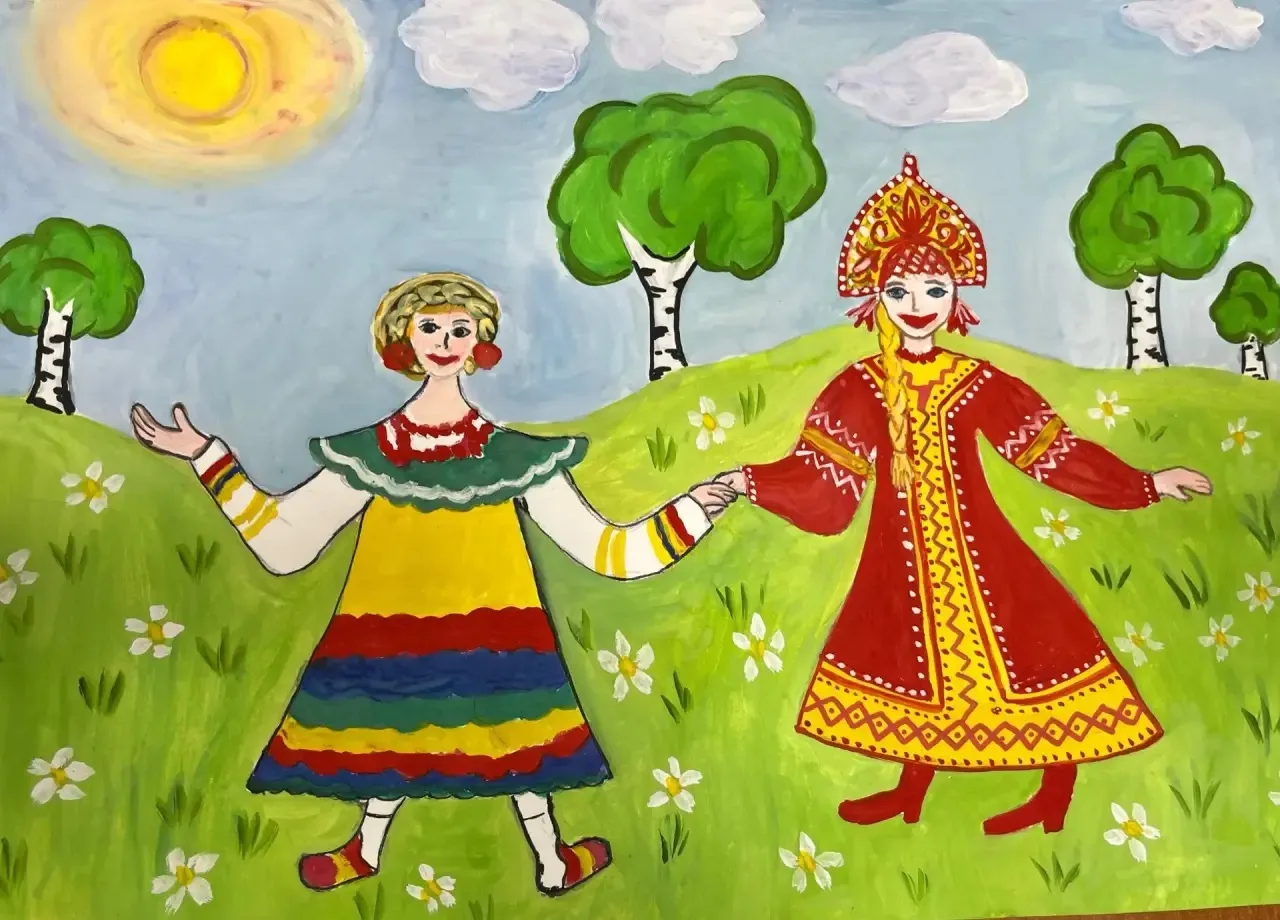 Завершился муниципальный этап конкурса детских рисунков, посвященного Году единства нар...