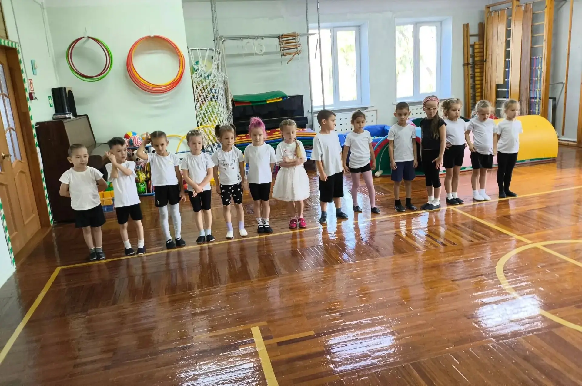 🏀 Физкультурное занятие в старшей группе "А" с  различной активностью... 🏃💪