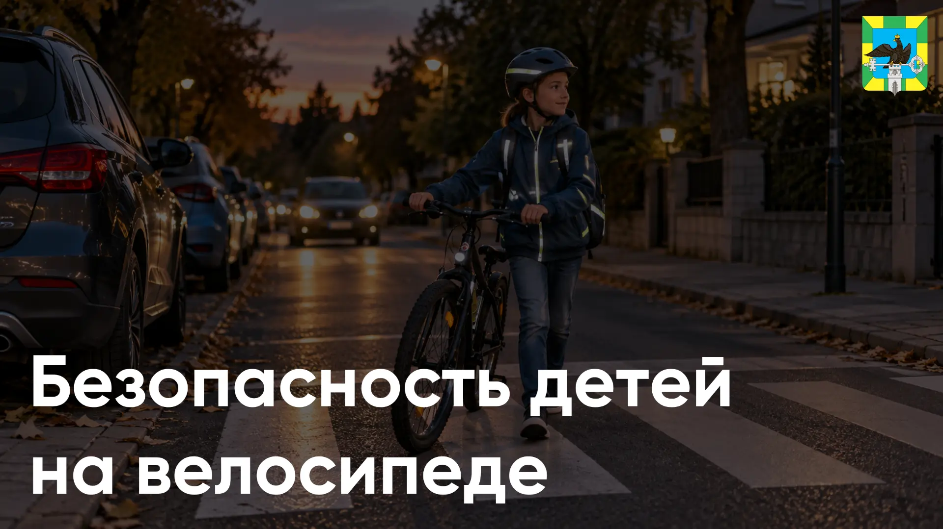 🚲 Безопасность юных велосипедистов — ответственность каждого!
