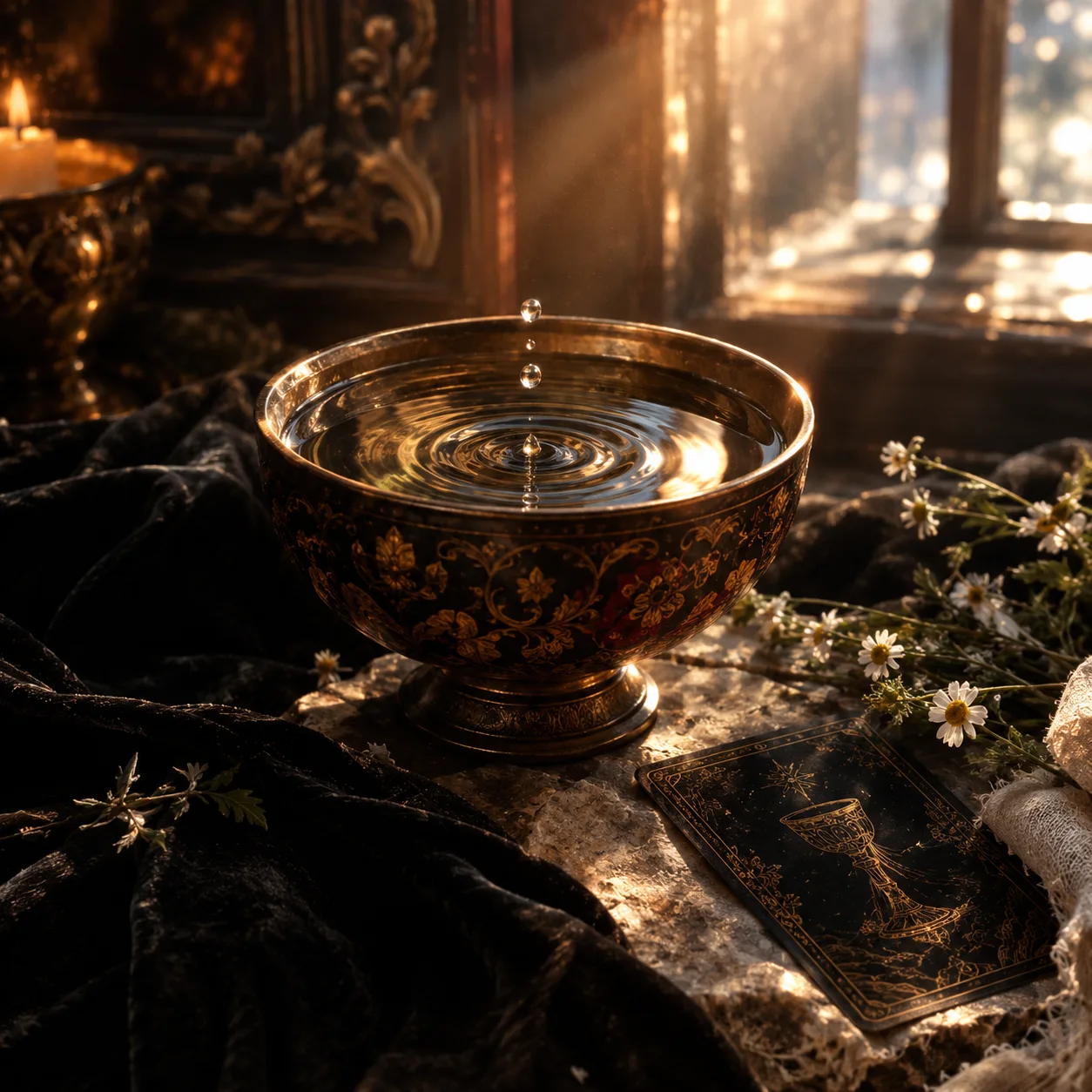Сегодня карта дня — Туз Кубков 🕯️💧
