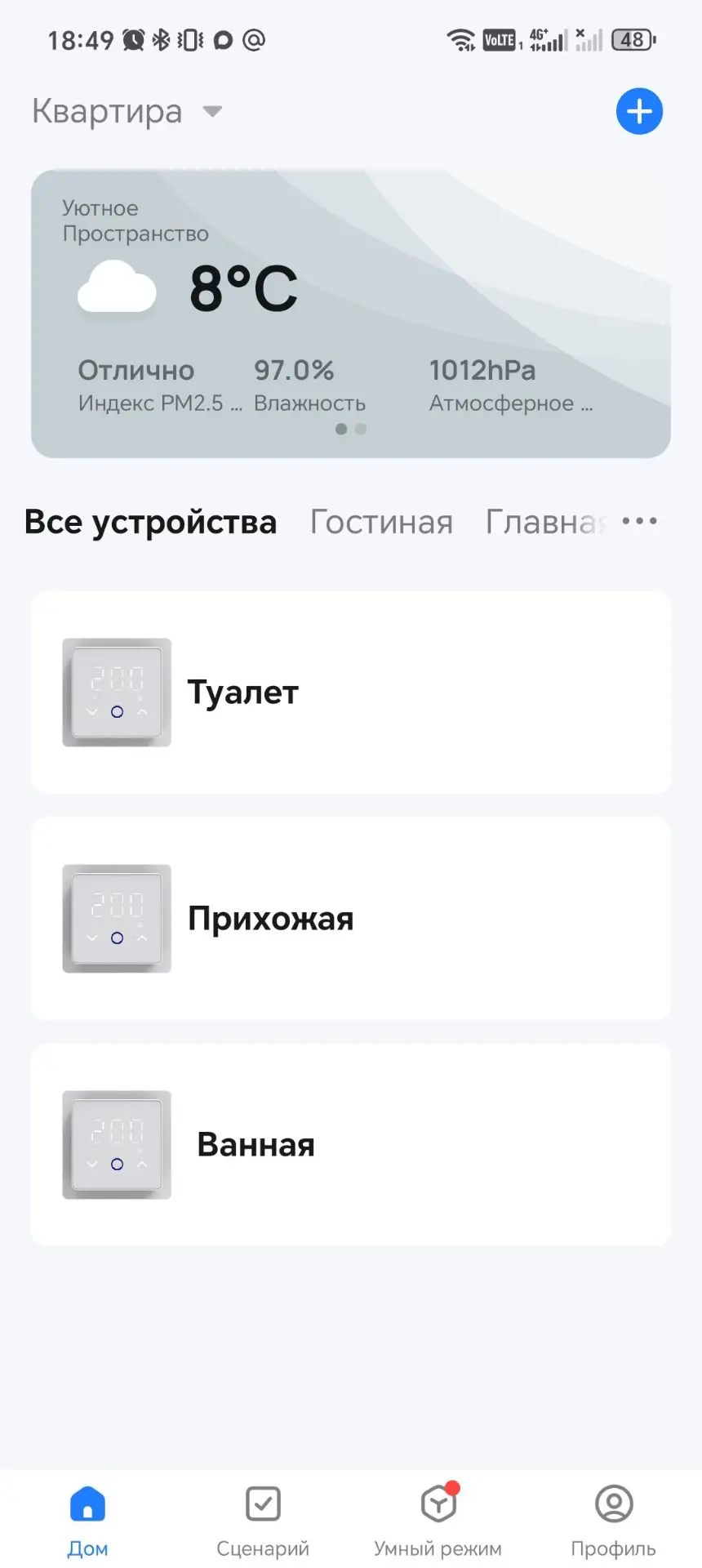 Вечер, воскресенье...