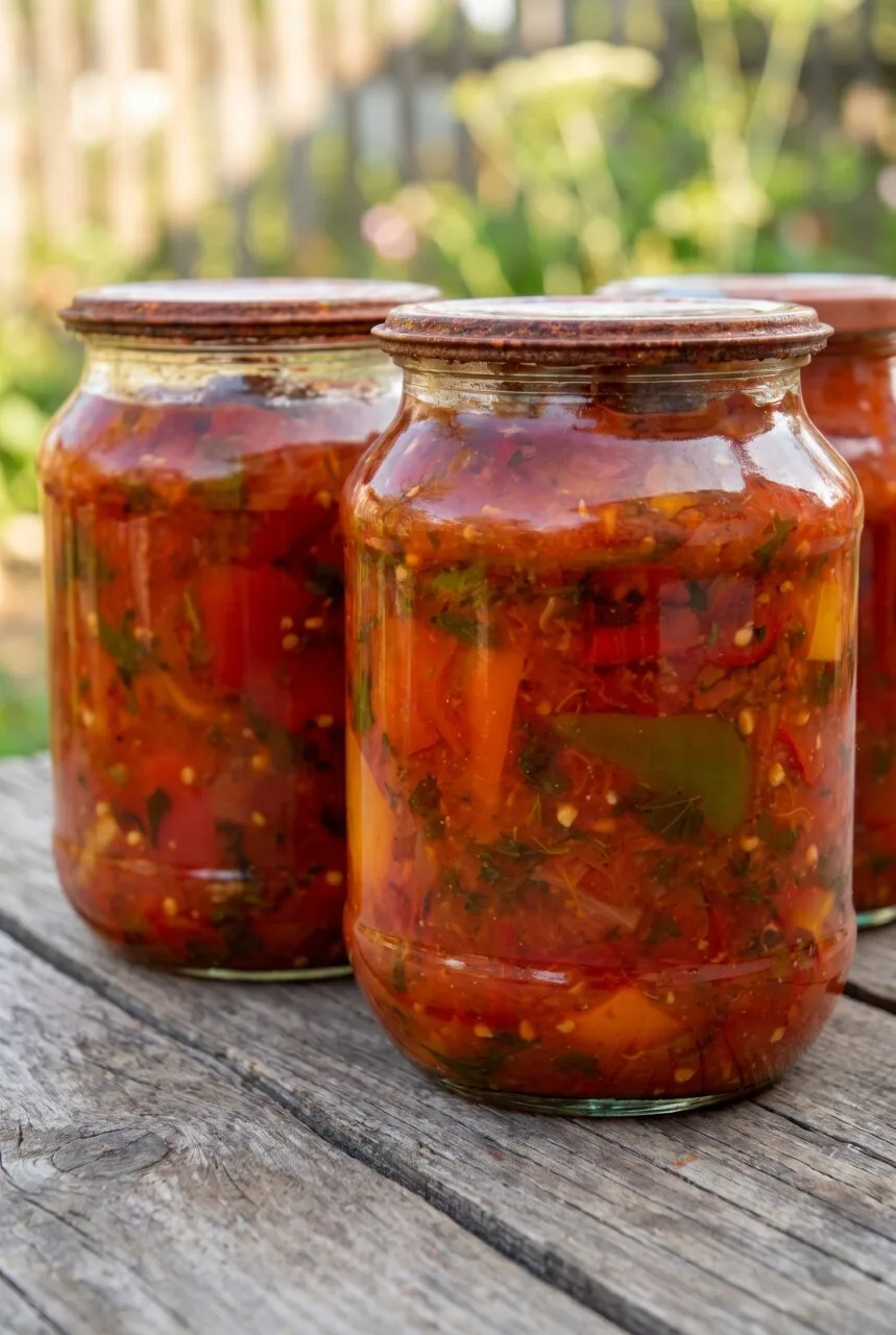 Армянское лечо в нашей семье любят за сочный, насыщенный вкус и лёгкую пряную нотку. Я ...