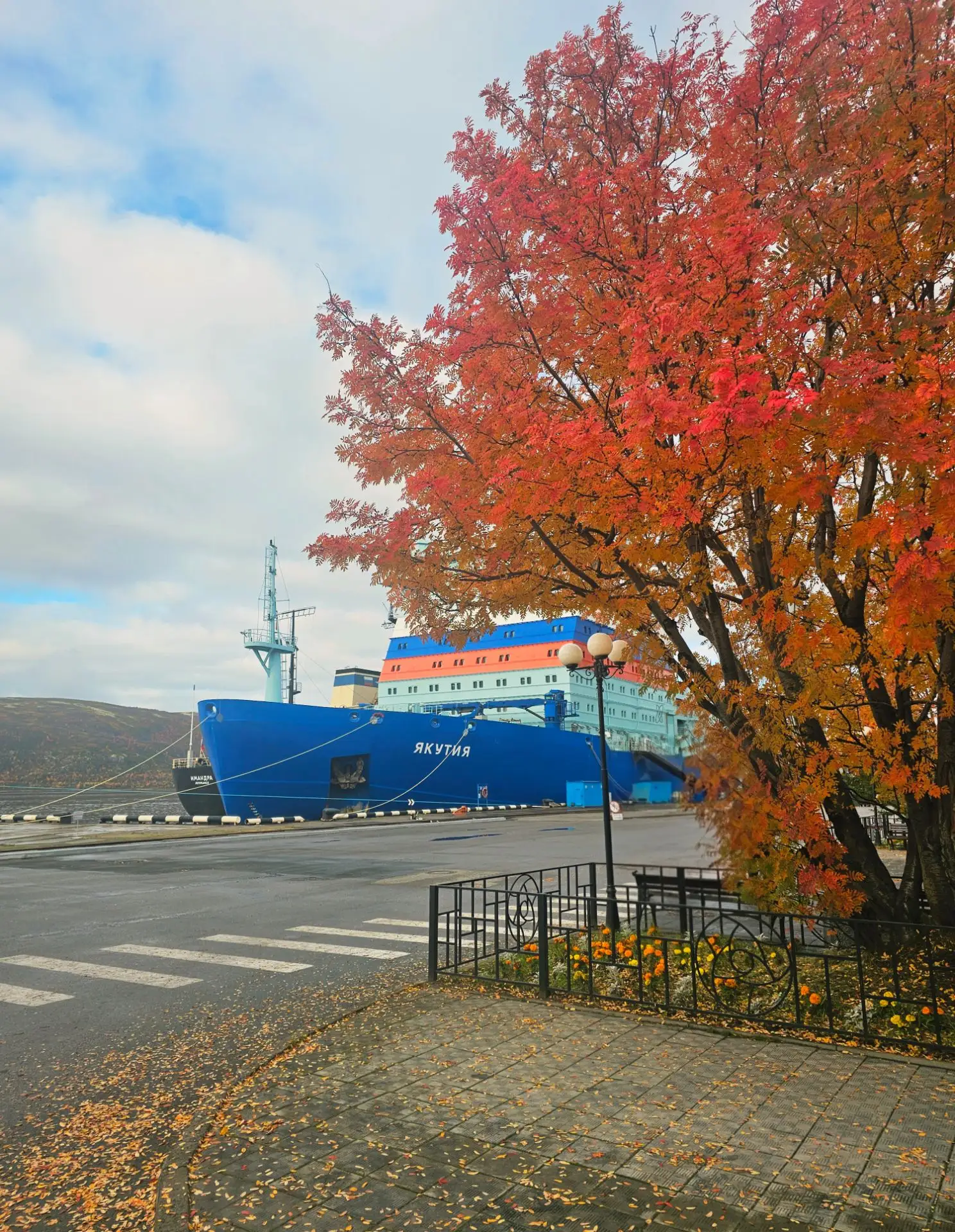 🍁Осень в акватории порта Мурманск