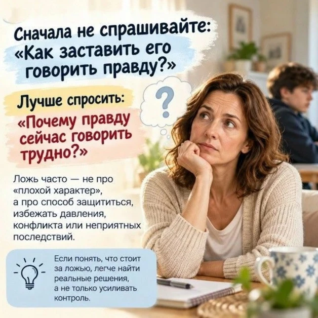 ПОЧЕМУ ПОДРОСТОК ВРЁТ, даже если знает, что его поймают?