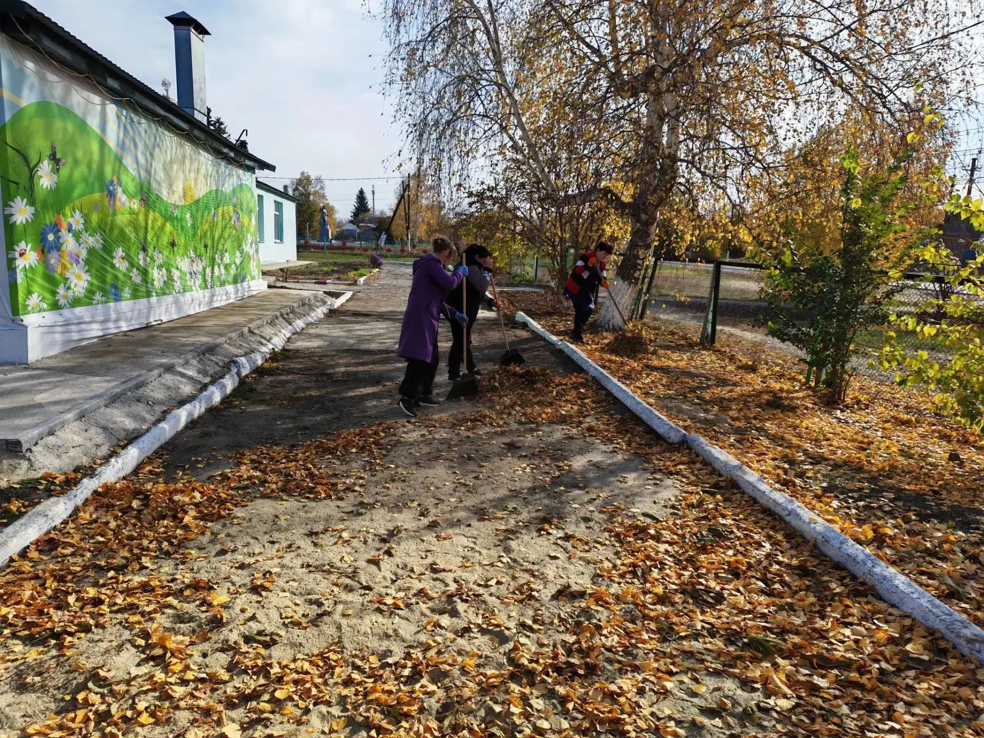 🍂🍁🍂Санитарный день в детском саду с. Идолга и с. Слепцовка